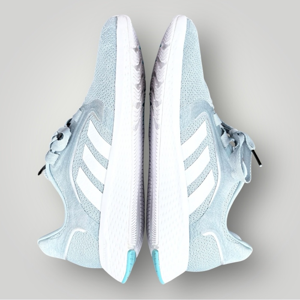 ADIDAS Edge Lux 5 Running Shoe | Blue Grey /White/Silver Metallic | Size 9 - Picture 9 of 14